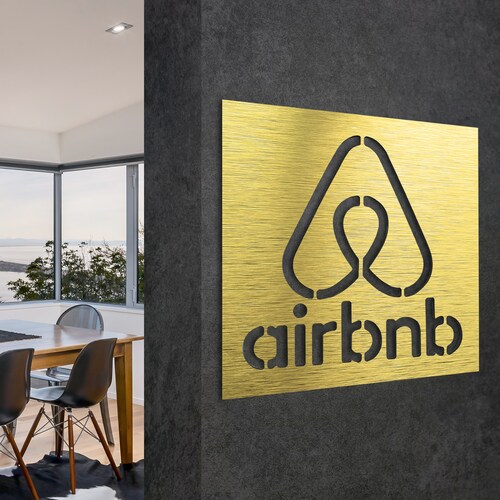 Airbnb Guest Door Wall Decoration Sign Rental Sticker Etsy