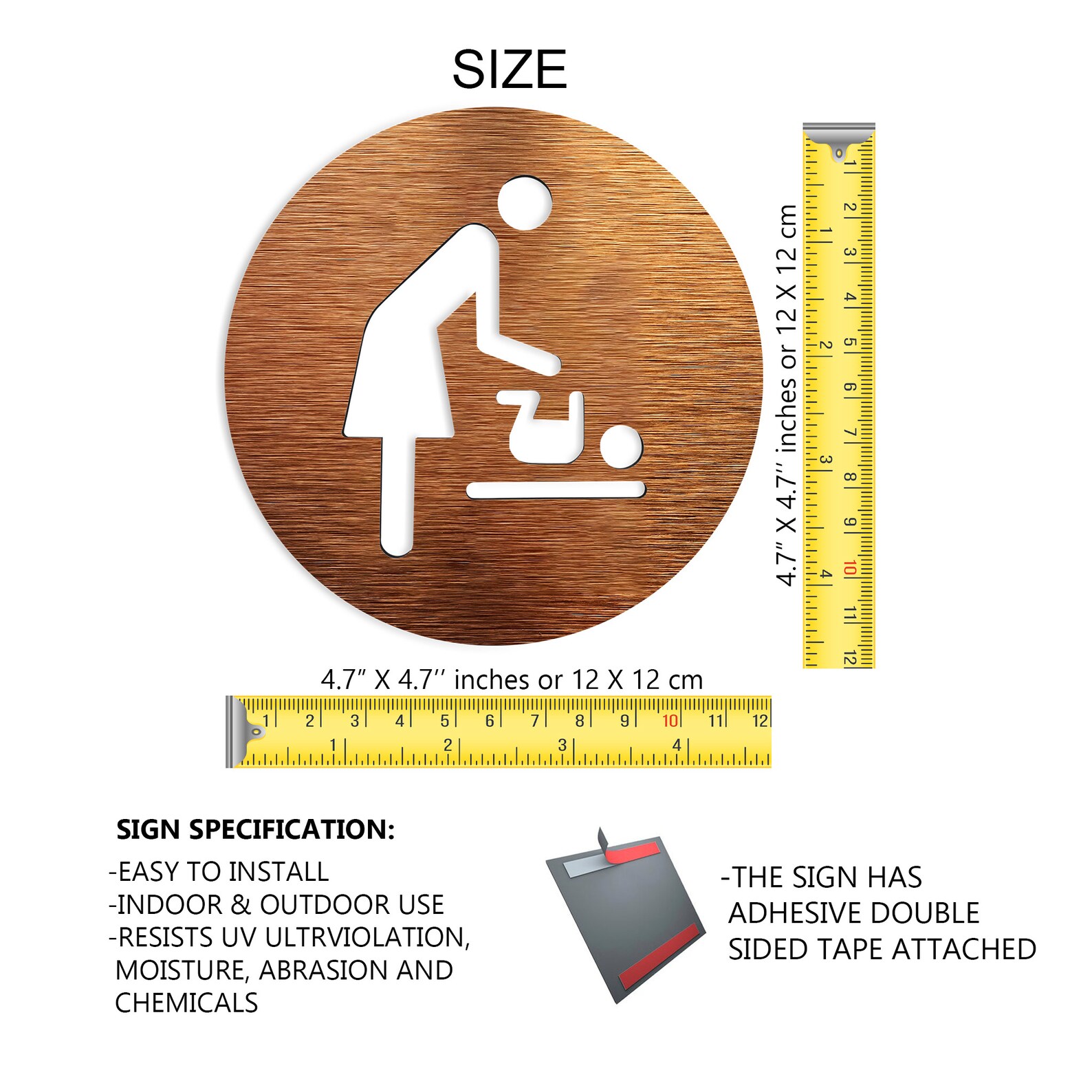 Baby Changing Station Sign Nursery Sign Office Door Sign - Etsy