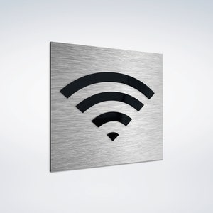 Free Wifi Sign - Wifi Symbol - Wifi Password Sign - Guest Wifi Sign - Wifi Signs For Home - Free Wifi Logo - Office Door Signs