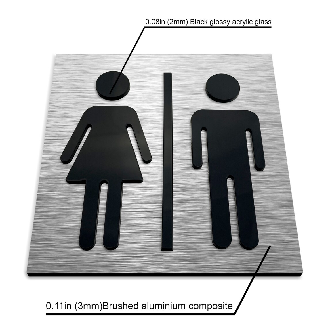 Mens and Womens Restroom Signs All Gender Bathroom Sign - Etsy