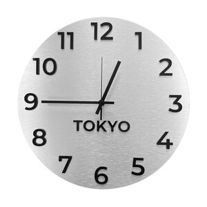 Custom Made Time zones Clocks - Modern Time Zone Clocks - World Timezone Clock - Modern Hotel Reception Timezone Clocks - Housewarming Gift