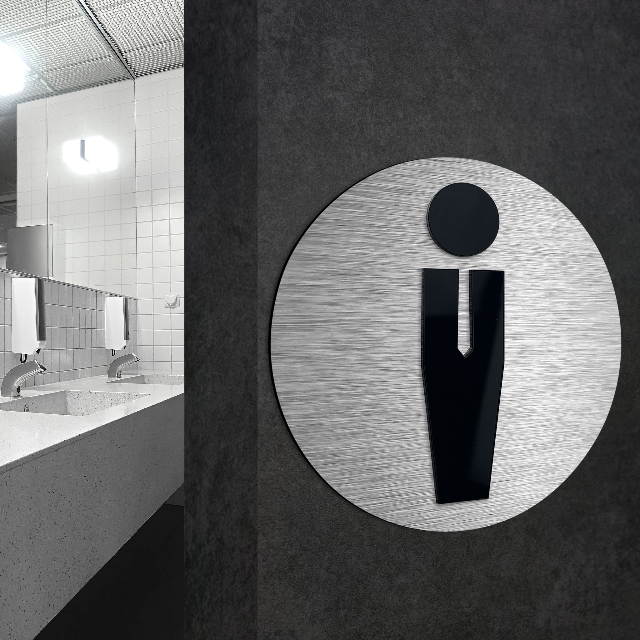 Man Bathroom Sign Mens Room Signs Men Toilet Pictogram - Etsy