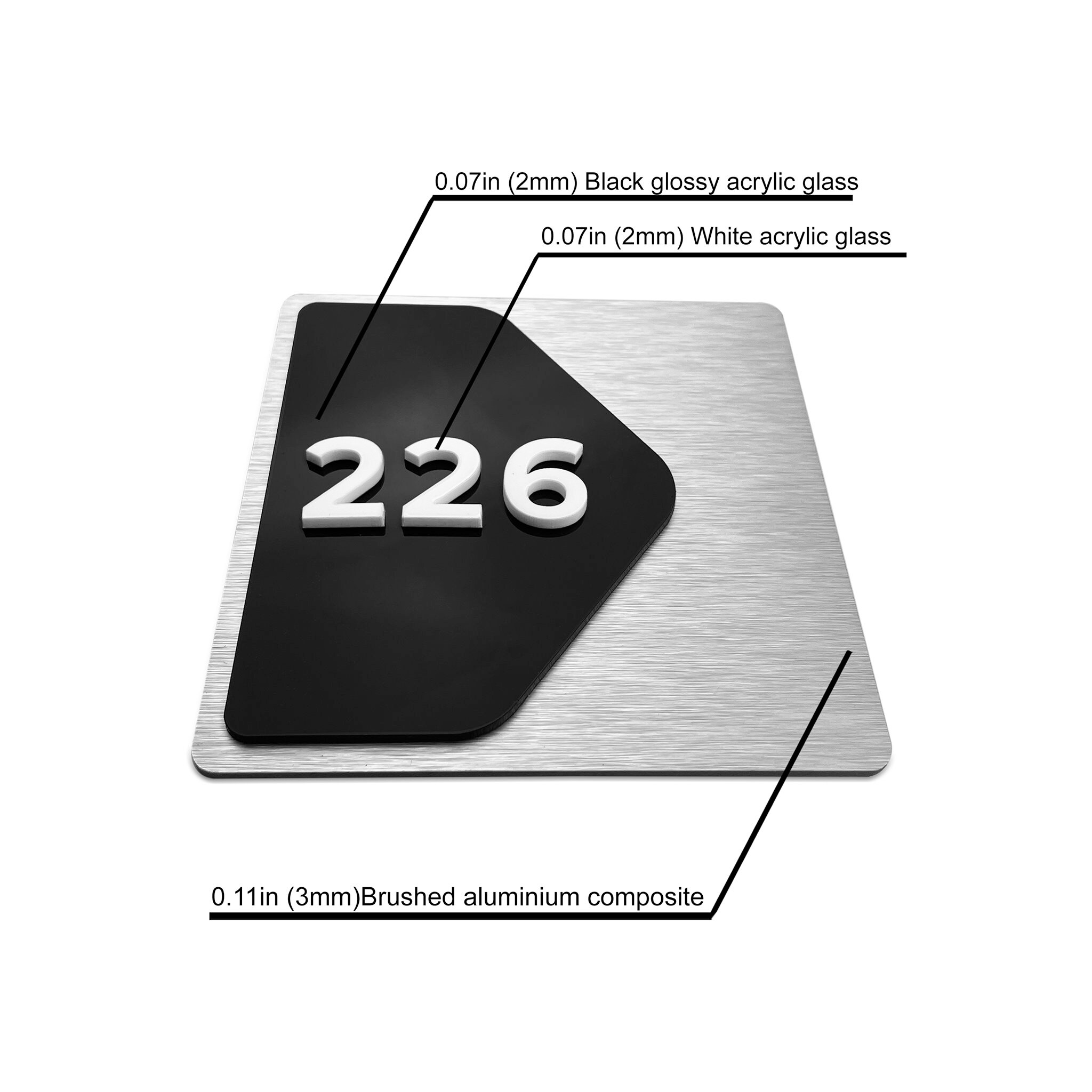 Custom Hotel Room Numbers Modern Suite Signage Etsy