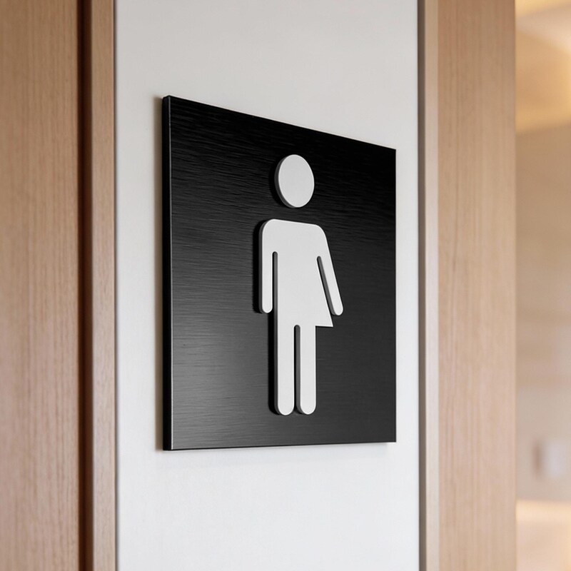 Inclusive Toilet Sign - Etsy UK