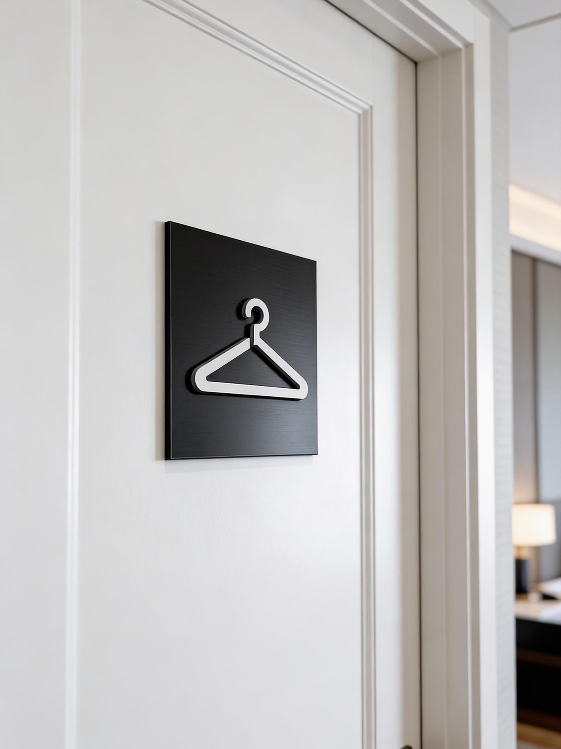 Changing Room Sign Pretty Wardrobe Sign, Dressing Room Door Plaque, Modern 3D Changing Room Sign ...
