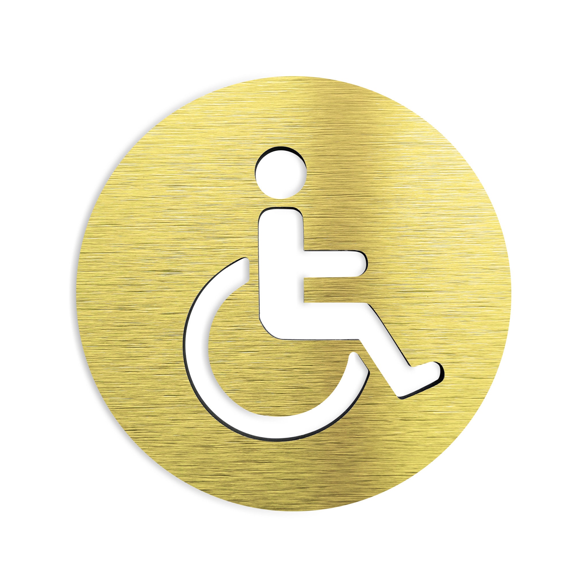 Handicap Bathroom Sign Handicap Sign Wheelchair Sign Etsy