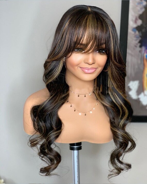 Human Hair Clip In Bangs Headband Wig Body Wave Natural Style Beginner Friendly Body Wave Human Hair Headband Wig Glueless  main image 3