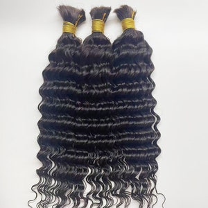 Malaysian Kinky Curly Hair Bulk 1/2/3Pcs/Lot 100% Human Hair Bulk For  Braiding No Weft Braids Extensions Bundles 8-30Inch