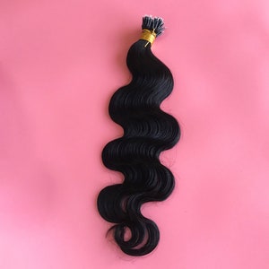 Body Wave Nano Ring Brazilian Remy Human Hair Extensions Nano Rings Micro Beads 100% Human Hair Bunldes 100 Strands/Pack For Women