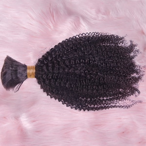 1/2/3 Bundles Lot DHL/Fedex Ship Human Hair Braiding Afro Kinky Curly Brazilian Remy Hair Bulk For Black Women No Weft Crochet