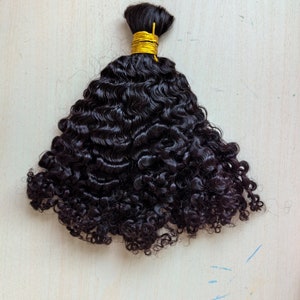 1/2/3 Bundels Veel Geen Inslag Menselijk Haar Voor Vlechten Kinky Krullend Braziliaanse Remy Haar Bulk 100g/1PCS DHL/Fedex Snel Schip