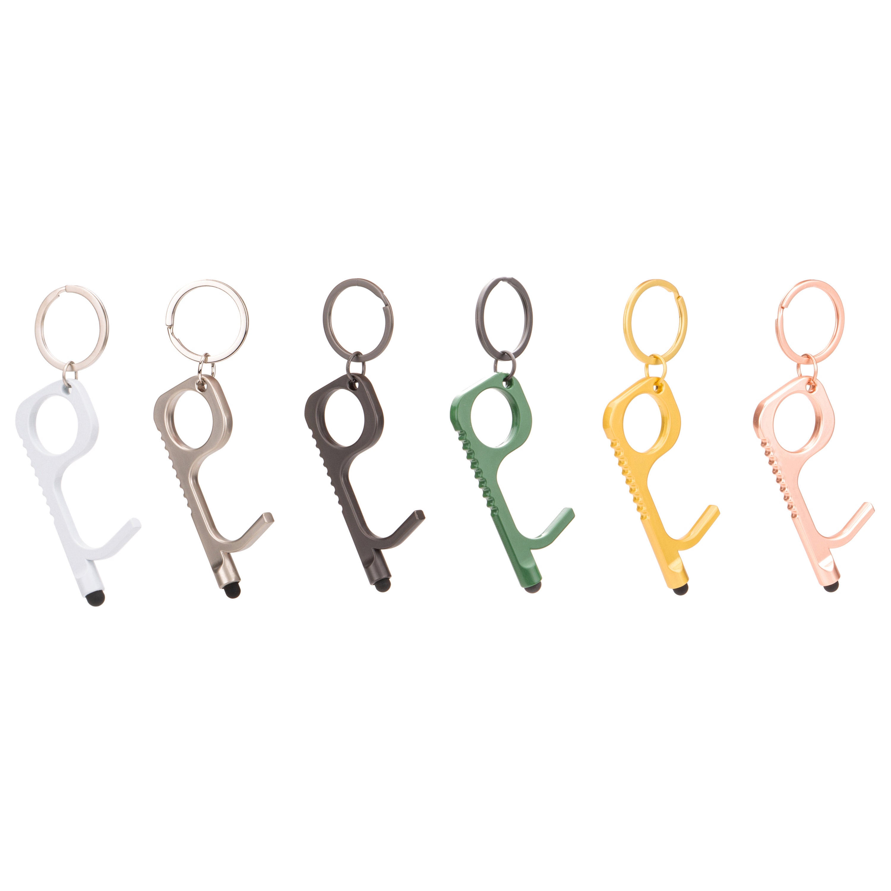 No Touch Door Opener Keychain Germ Free Key Tool With Stylus Etsy Denmark
