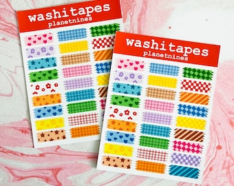 Washi Tape Sticker Stickerbögen Deko