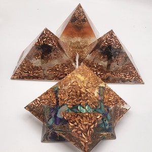 Orgonite pyramids