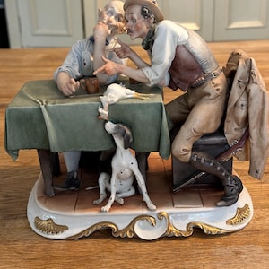 Hunting Tales 1958 capo de monte figurine in perfect condition