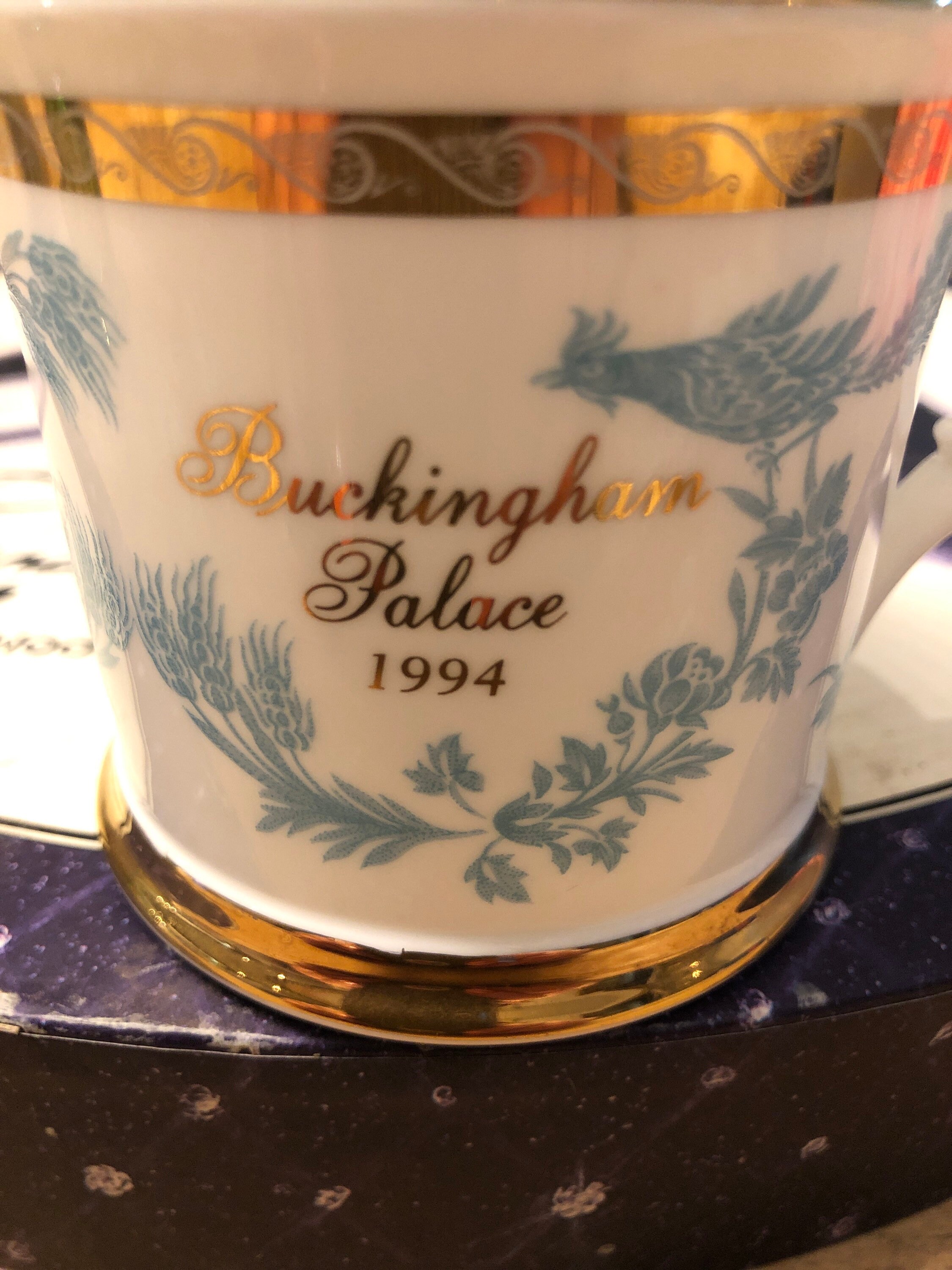 Stunning Gilt Rimmed Buckingham Palace 1994 Mug - Etsy