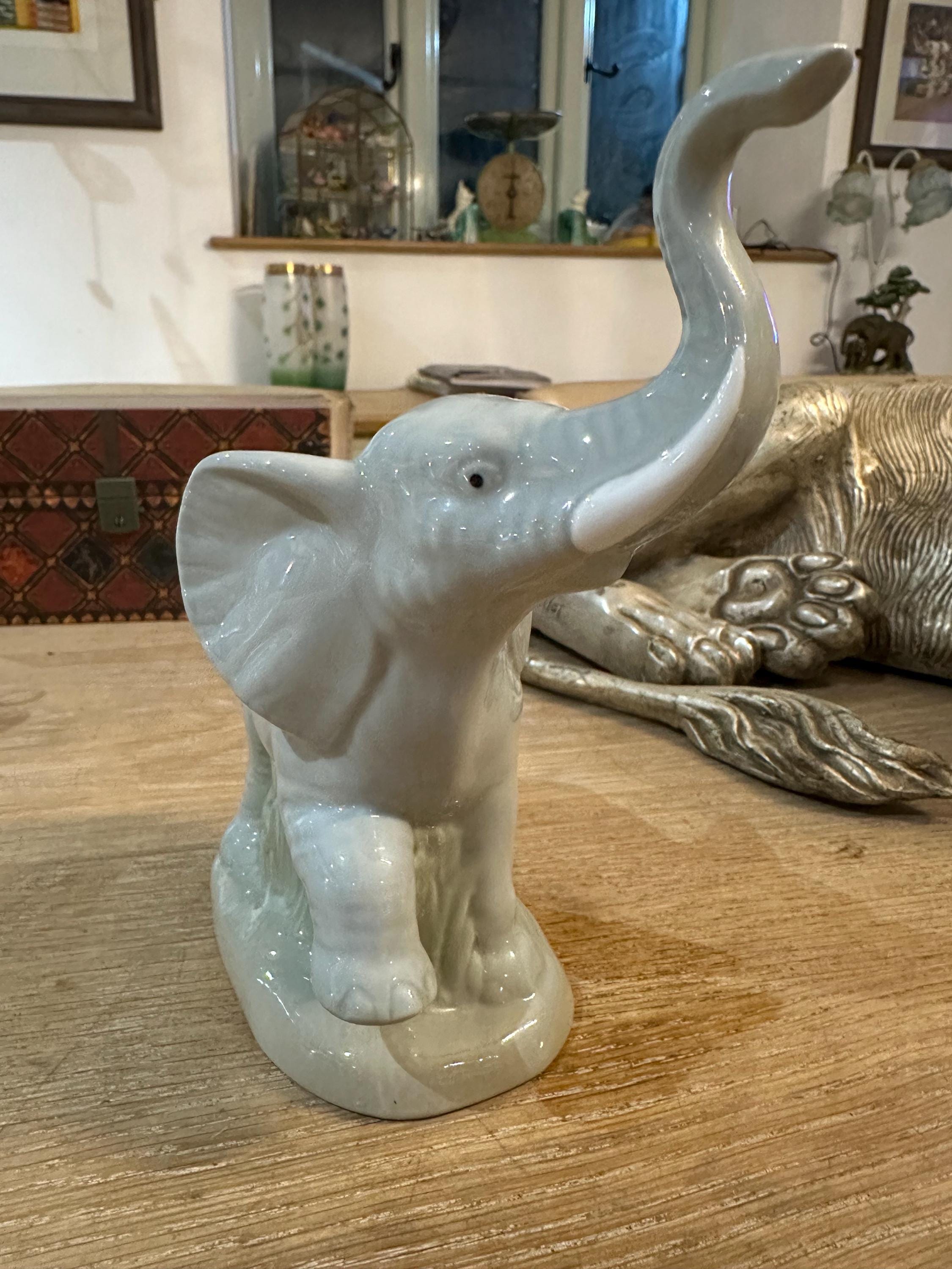 M Requena PORCELANAS 白鳥　花瓶　ビンテージ Vintage ceramic pink swan flower vase/ビンテージ 陶器 スワン