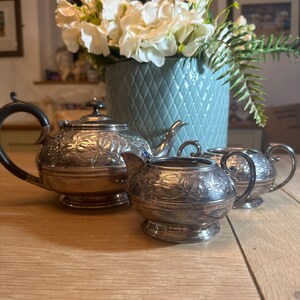 Civic Vintage Silver Plated Tea-set Made in Sheffield England - Etsy
