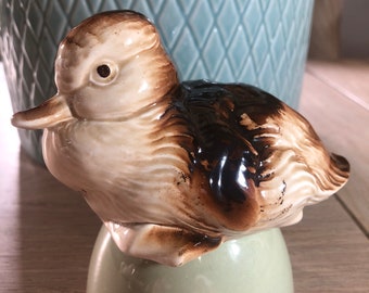Stunning rare glazed Poole pottery duck