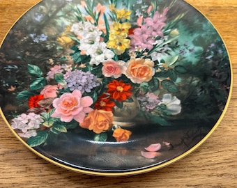 Royal Doulton Collectors Gallery Floral Edition 1993 Plate Number