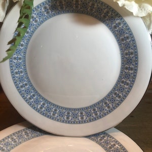 Royal Doulton contrepoint fine bone china breakfast, assiettes sandwich 8 pouces de diamètre