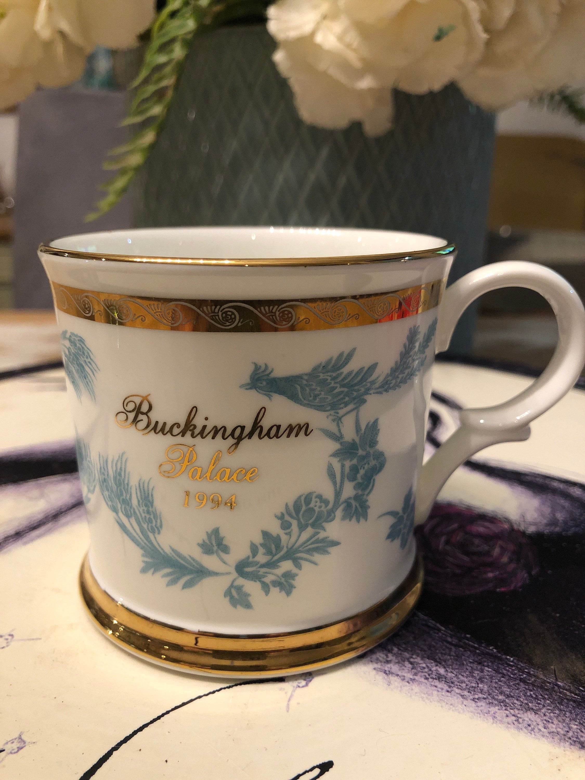 Stunning Gilt Rimmed Buckingham Palace 1994 Mug - Etsy