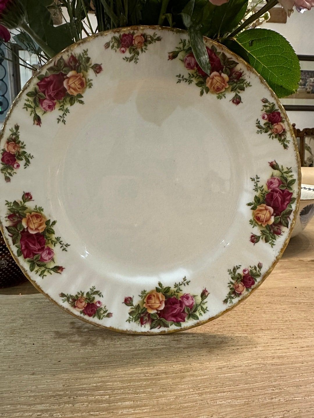 Royal Albert Old Country Roses Dinner Plates 27cm - Etsy