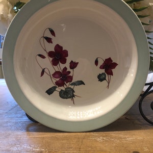 Worthing design burleigh ware open soup/ cereal/ dessert bowl 9 inches diameter