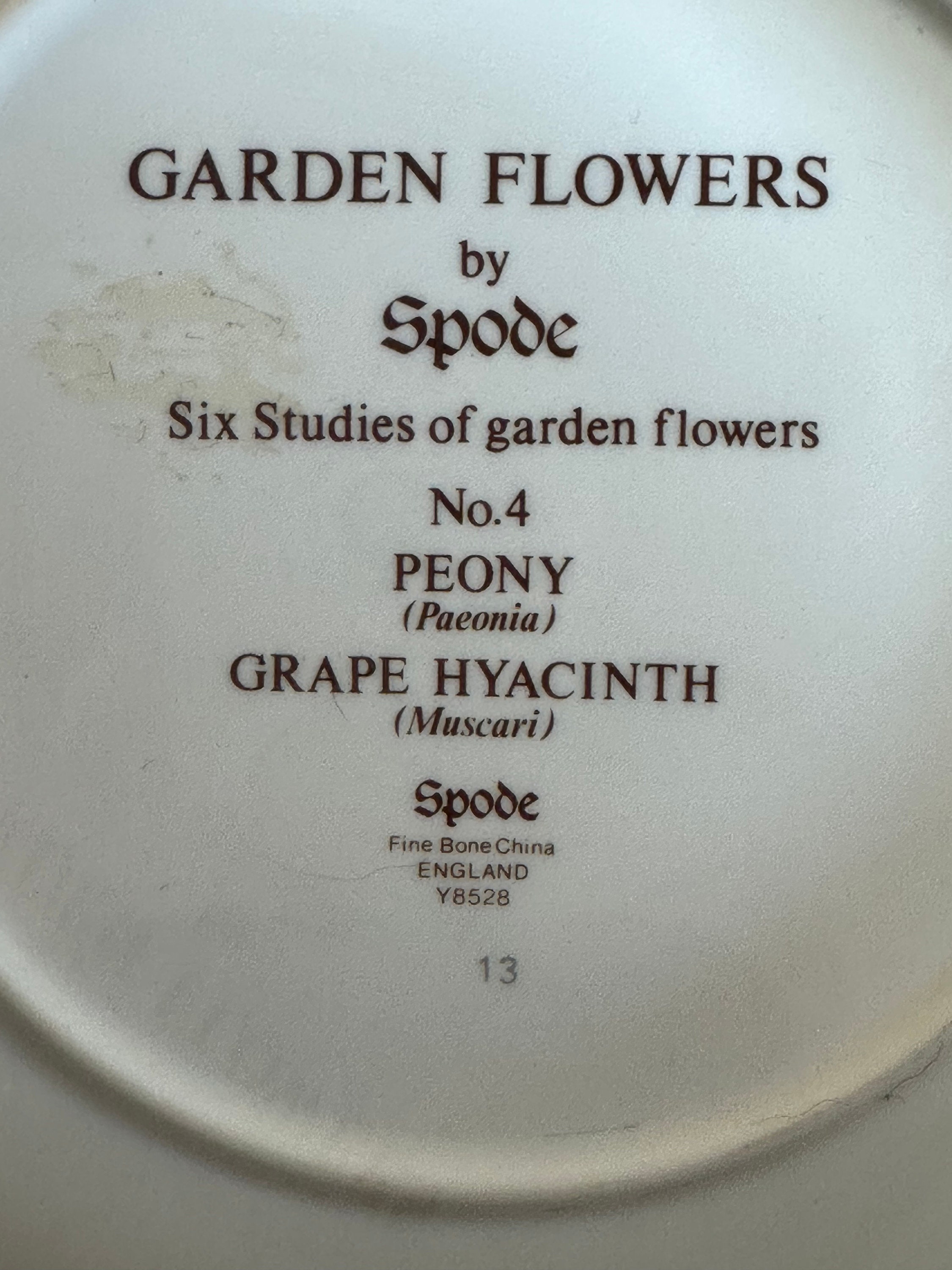 Spode Garden Flowers Plate - Etsy