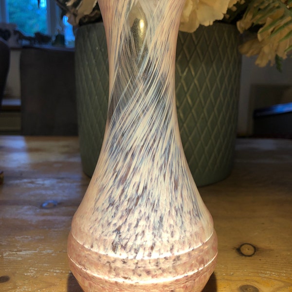 Caithness large bud vase 7” high in perfect condition