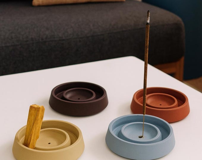 Incense burner and holder: Multi-Purpose Burner for Incense Sticks, Palo Santo, Sage, and Cones