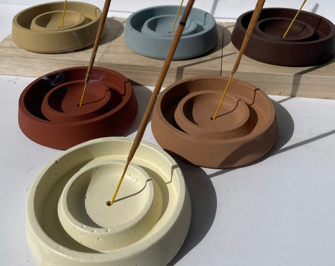 Concrete Incense Holder and Burner