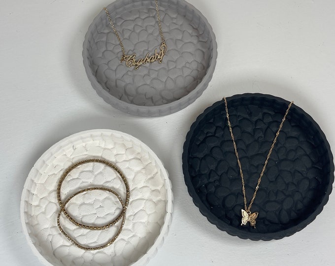 Decorative Tray Handmade of Concrete