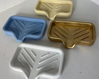 Concrete Draining Soap Dish in 2024 Winter Color Collection