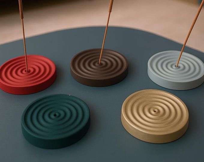 Cement Incense burner and holder - 2023 Summer Color Collection