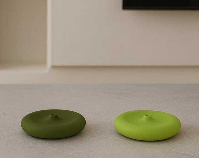 Concrete Incense Holder for Sticks – Handmade in 20 Colors | Modern Minimalist Home & Yoga Studio Decor