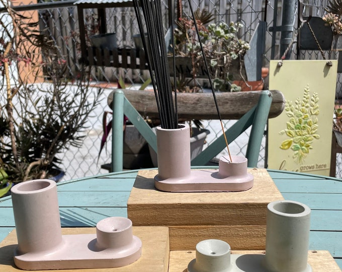 Cement Incense holder and burner