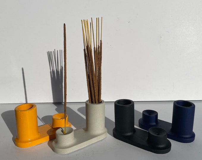 Cement Incense burner and holder - 2023 Color Collection