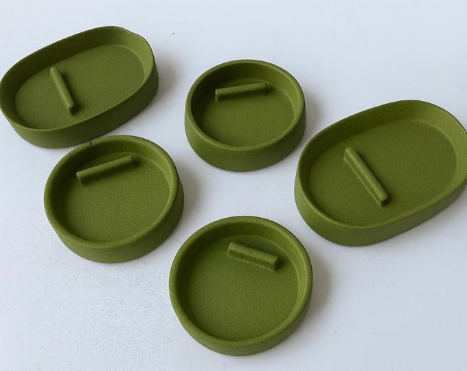 Handmade Concrete Palo Santo & Incense Holder Set - Minimalist Home Decor