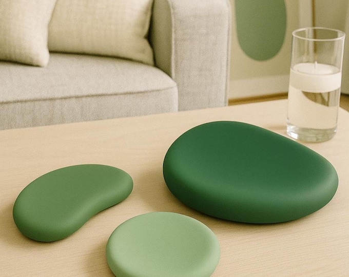 Minimalist Concrete Tray Set: Modern Home Decor Catchall