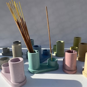 Cement Incense burner and holder Concrete Incense stick holder