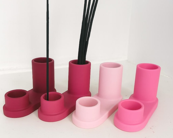 Halloween Pink Incense Holder: Pastel Goth Spooky Decor