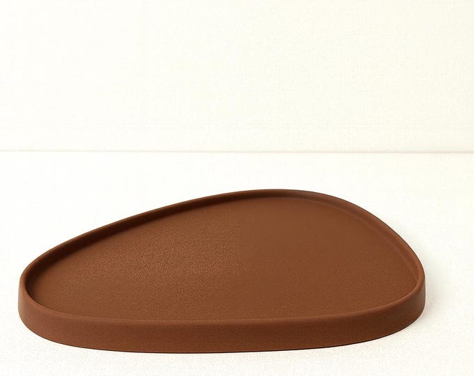 Minimalist Concrete Tray | Jewelry, Candle, Vanity or Entryway Organizer | 10 Colors