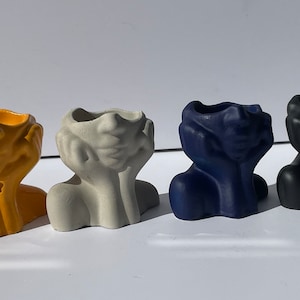 Abstract Face Flower Pot - 2023 Color Collection