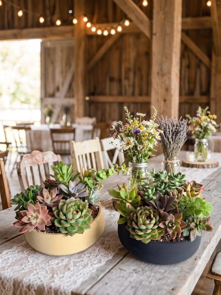 Plant Centerpiece - Etsy