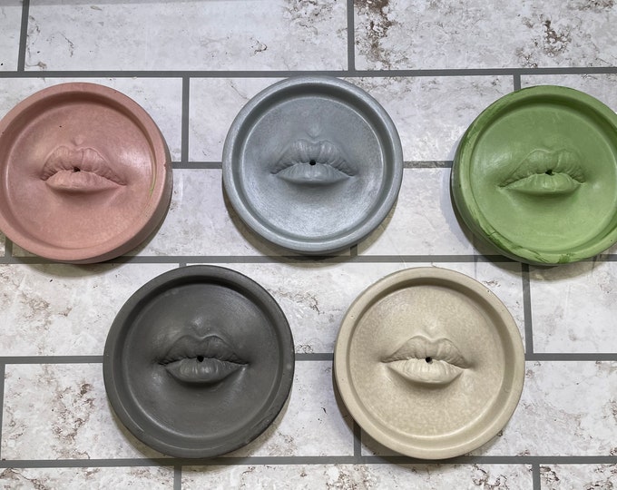 Concrete Lip Incense holders