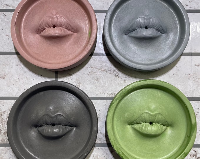 Concrete Lip Incense holders