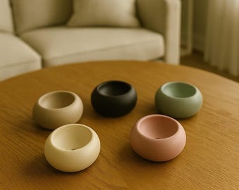 Handmade Concrete Incense Cone Holder: Minimalist Home Decor