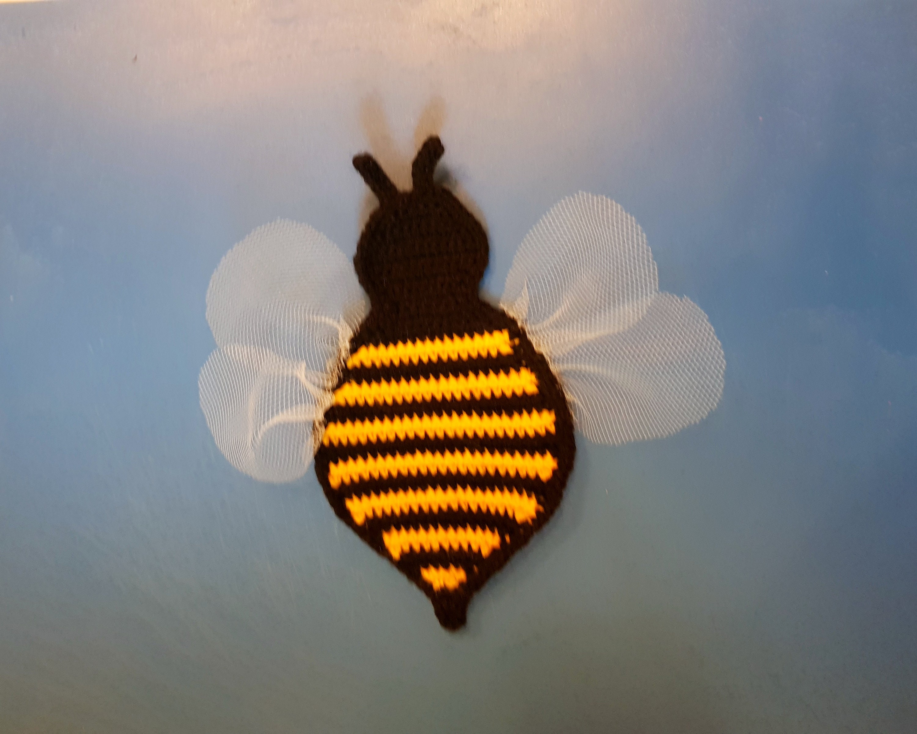 Crochet bee coasters Set 4pcs Etsy