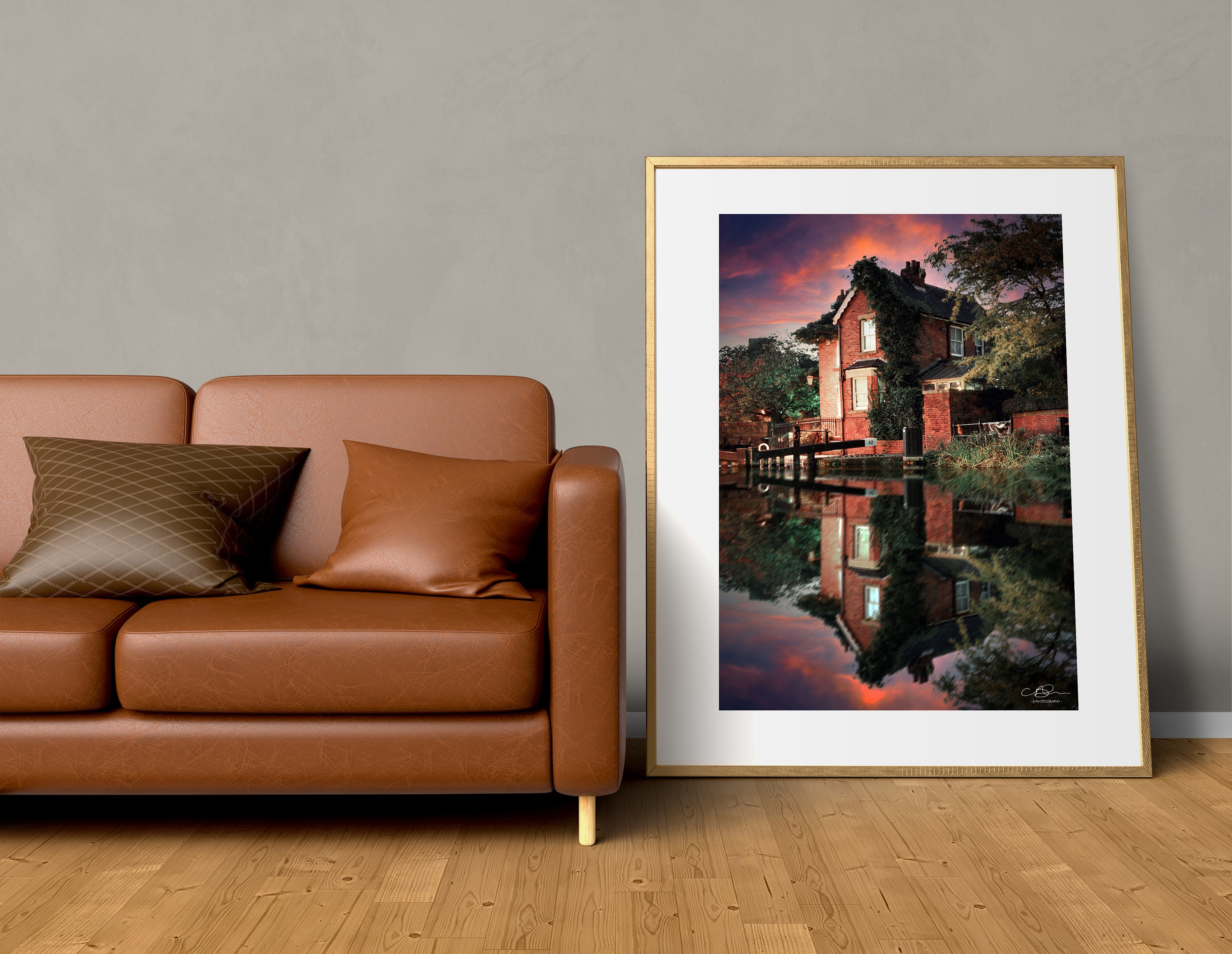Sunset Locks Print Manchester Print MCR Print Sunset Manchester Home